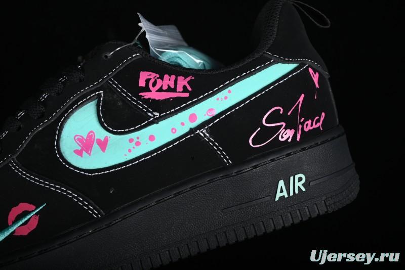 Nike Air Force 1 '07 Low Flame Red Lips Qixi Limited Edition Casual Sneakers - FB8971-005