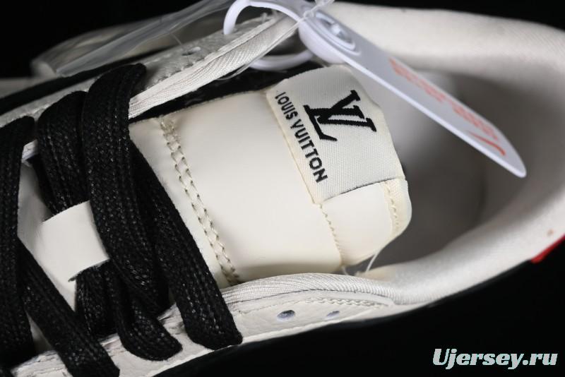 Nike Travis Scott x Fragment Design x Jordan Air Jordan 1 Low OG SP AJ1 LV Beige Black Red Casual Sneakers - LX1988-700