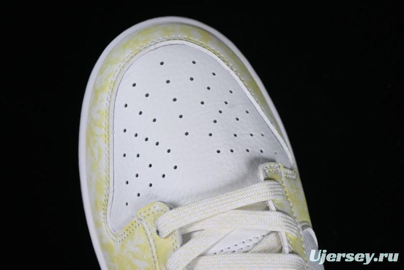 Nike SB Dunk Low Premium Yellow White SB Shattered Backboard Fashion Casual Skate Shoes - DM9467-700