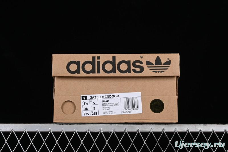 Adidas Originals Gazelle Indoor IF9641 Retro Casual Slip-Resistant Low-Top Sneakers - IF9641