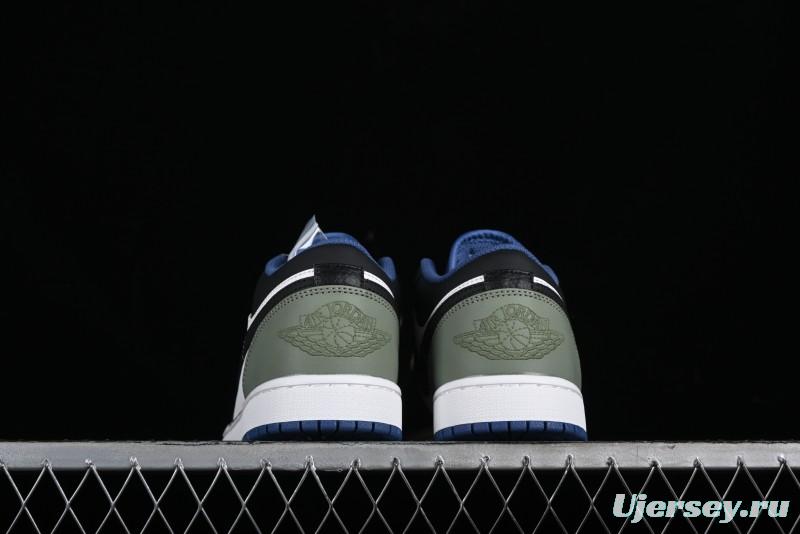 Nike Air Jordan 1 Low AJ1 Casual Lifestyle Sneakers - 553558-414