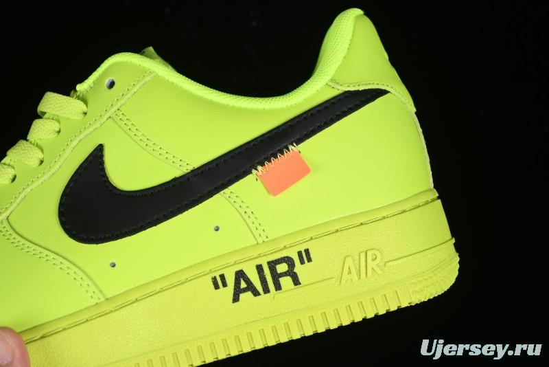 Nike Air Force 1 '07 Low Top Casual Sneakers in Firefly Green - FA2407-301