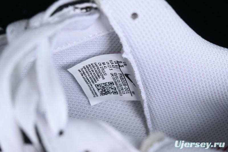 Nike Air Force 1 '07 Low White Black Blue Color Block Casual Sneakers - FN8008-001