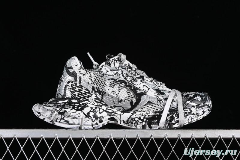 Balenciaga Phantom Sneaker Graffiti Running Shoes - W2RG39010