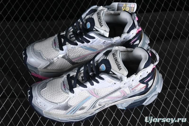 Balenciaga Runner Kith Four Color Retro Casual Sneakers - W3RMU9154