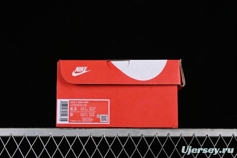 Nike P-6000 Prm Retro Casual Sneakers with Lightweight Design - FN6837-012