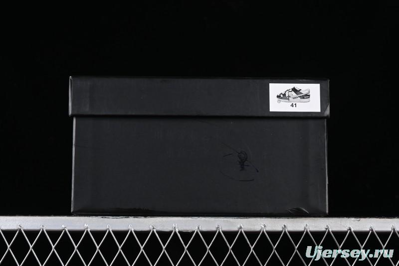 Nike Dunk Low SB Graffiti Halloween Cross Distressed Gradient Lace-Up Casual Skate Shoes - DV0831-101