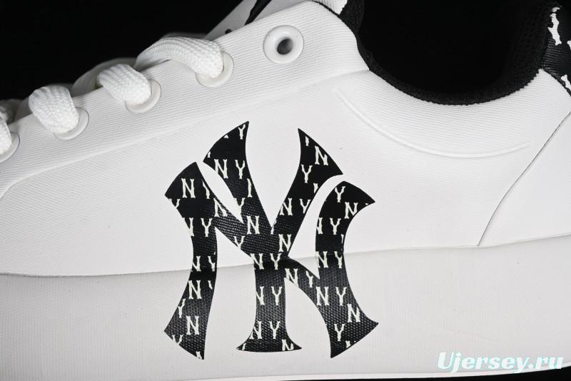 MLB Chunky Classic Base Heel Monogram Lightweight Platform Sneakers with 6cm Height Boost - 3ASXCBH4N50BKS