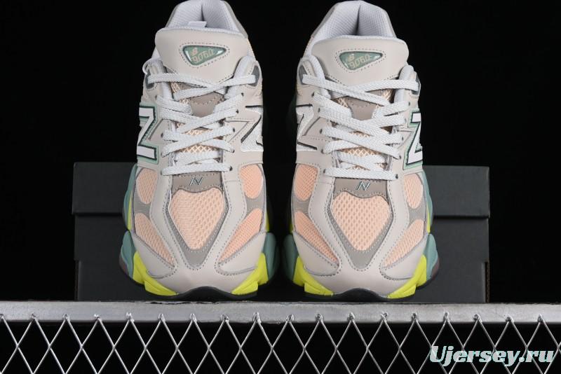 New Balance Joe Freshgoods x New Balance 9060 Retro Casual Running Sneakers with ABZORB Cushioning - U9060GCB