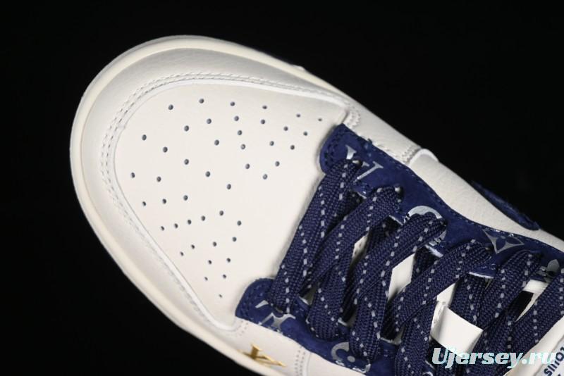 Nike SB Dunk Low LV Collaboration Anniversary Customized Low-Top Casual Sneakers - XD6188-029