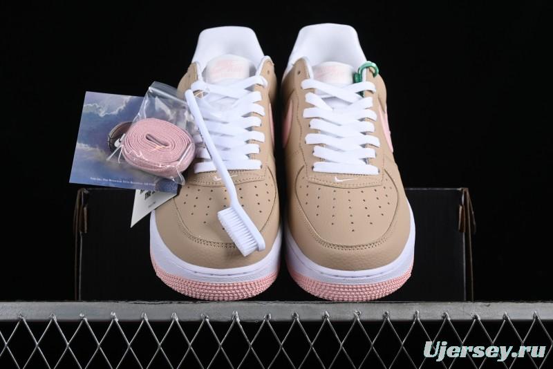 Nike Air Force 1 '07 Low Casual Sneakers with Full-Length Air Cushion - 845053-201