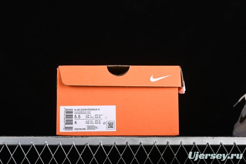 Nike Air Zoom Pegasus 41 Breathable Lightweight Running Shoes with Cushioned Support - FD2723-005