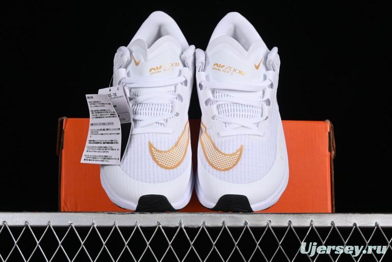 Nike Zoom Rival Fly 3 Lightweight Fabric Comfortable Cushioned Anti-Slip Low-Top Casual Running Shoes - CT2405-100