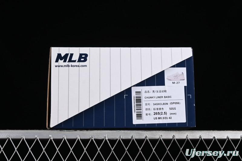 MLB Chunky Liner Basic New York Yankees Height-Increasing Thick-Sole Casual Sneakers - 3ASXCLB3N50SIS