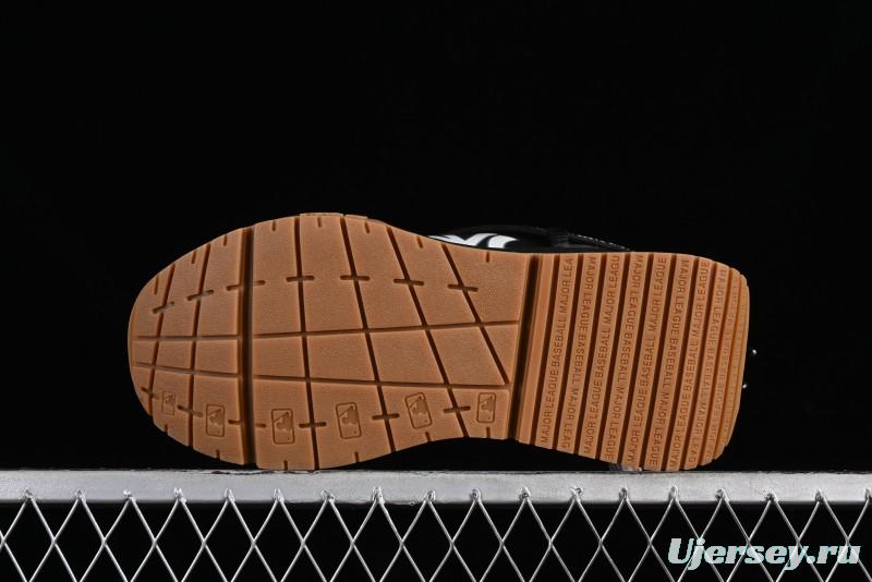 New York Yankees MLB Chunky Runner Lace Lightweight Casual Sneakers - 3ASHCRR3N50BKS