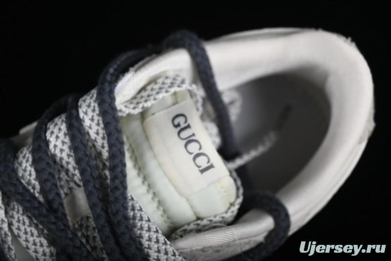 Nike SB Dunk Low Gucci Collaboration - Lace-Up Ash Anniversary High-End Custom Low-Top Casual Sneakers - SJ2068-263