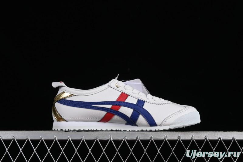 Onitsuka Tiger Mexico 66 Low-Top Leather Sneakers for Casual Running - D507L-0152