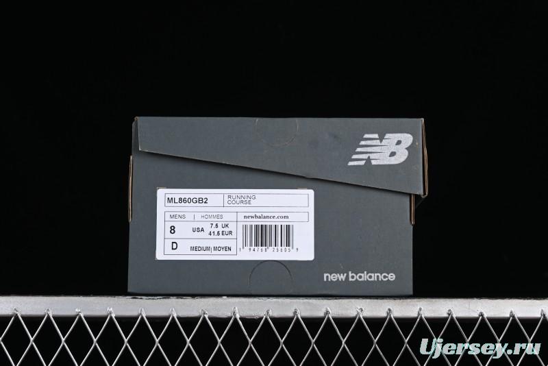 New Balance 860V2 Classic Retro Dad Style Casual Running Shoes - ML860GB2