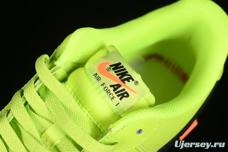 Nike Air Force 1 '07 Low Top Casual Sneakers in Firefly Green - FA2407-301