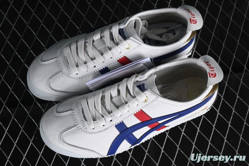 Onitsuka Tiger Mexico 66 Low-Top Leather Sneakers for Casual Running - D507L-0152