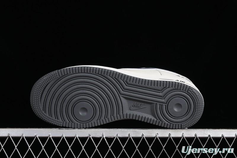 Nike Air Force 1'07 Low "Keep Fresh" Casual Sneakers in Dark Gray with Small Swoosh - BM2023-105