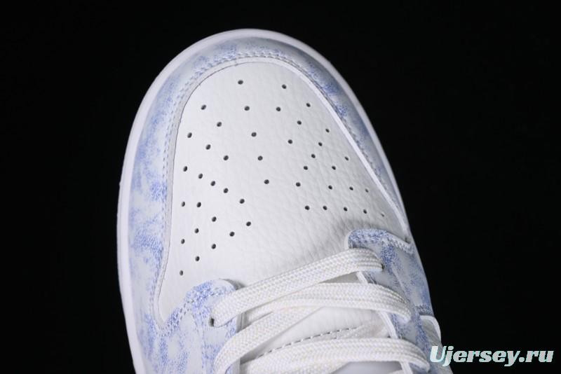 Nike SB Dunk Low Premium White Light Purple Skateboarding Shoes - DM9467-500