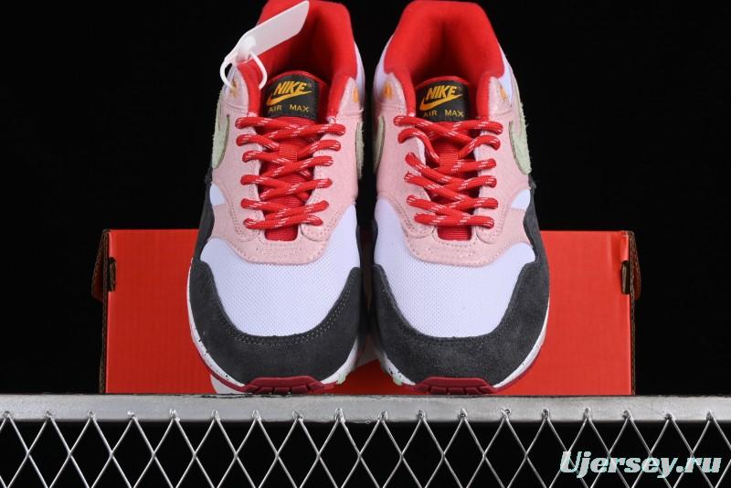 Nike Air Max 1 Retro Running Shoes with Half-Sole Air Cushion - FZ4133-640