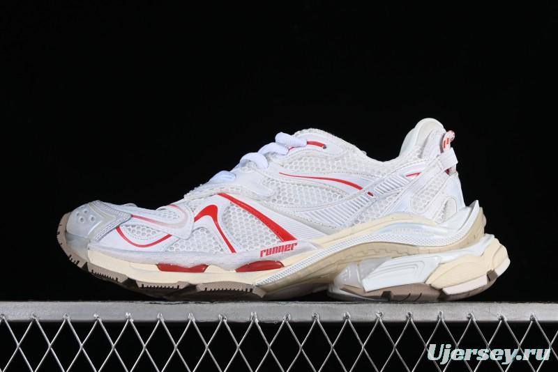 Balenciaga Runner Kith Four Color Retro Casual Sneakers - W3RXP9260