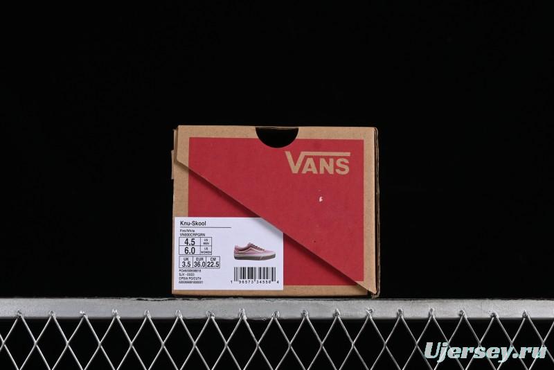 Vans Style 36 Low-Top Skate Shoes with Pink Embroidery - VN000CRPGRN