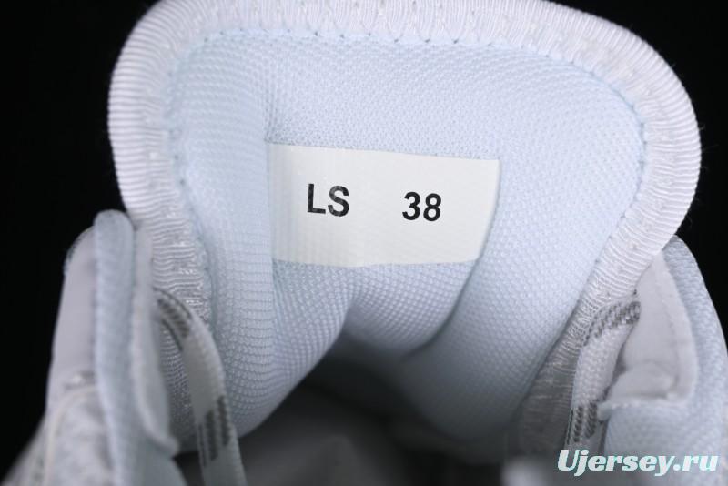 Dior Chrono Round Toe Lace-Up Lifestyle Casual Running Shoes - 10W WHITE