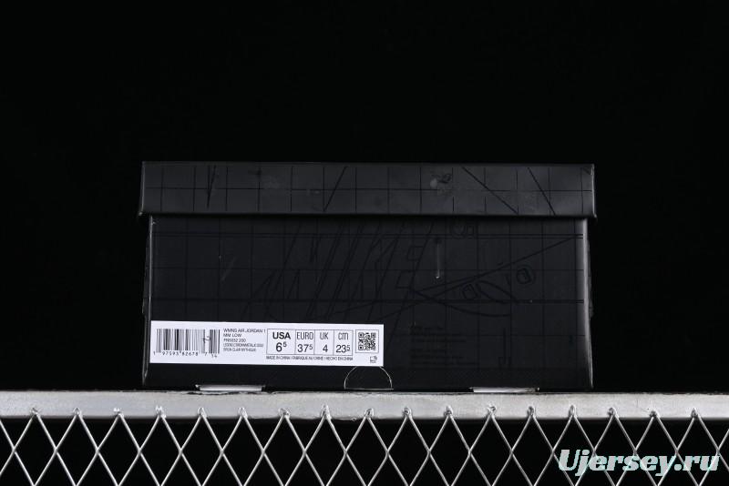 Nike Air Jordan 1 Low "Method of Make" Casual Sneakers in White Gold - FN5032-200