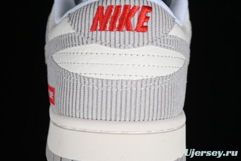 Nike SB Dunk Low Supreme Collaboration Anniversary Customized Casual Sneakers - FC1688-143