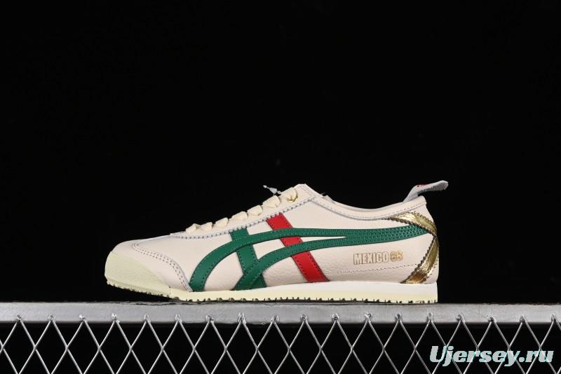 Onitsuka Tiger Mexico 66 Low-Top Leather Sneakers for Casual Running - 1183B511-200