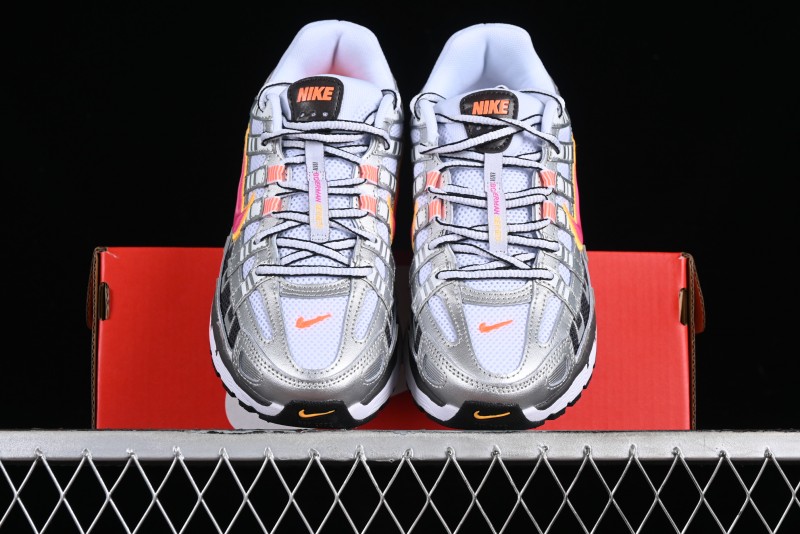 Nike P-6000 Retro Casual Sport Dad Shoes with Layered Design - BV1021-100