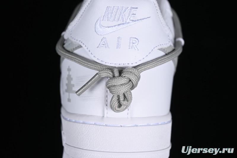 Nike Air Force 1 '07 Low Custom Anime Theme Spray-Painted Swoosh Casual Sneakers - ZH0316-016