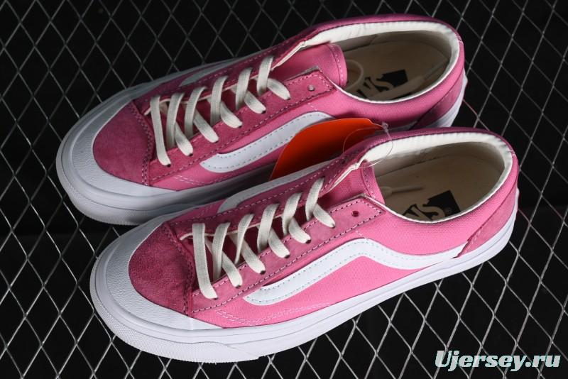 Vans Style 36 Decons Dragon Fruit Color Half-Moon Toe Vulcanized Casual Skate Shoes - VN000MT6PIN