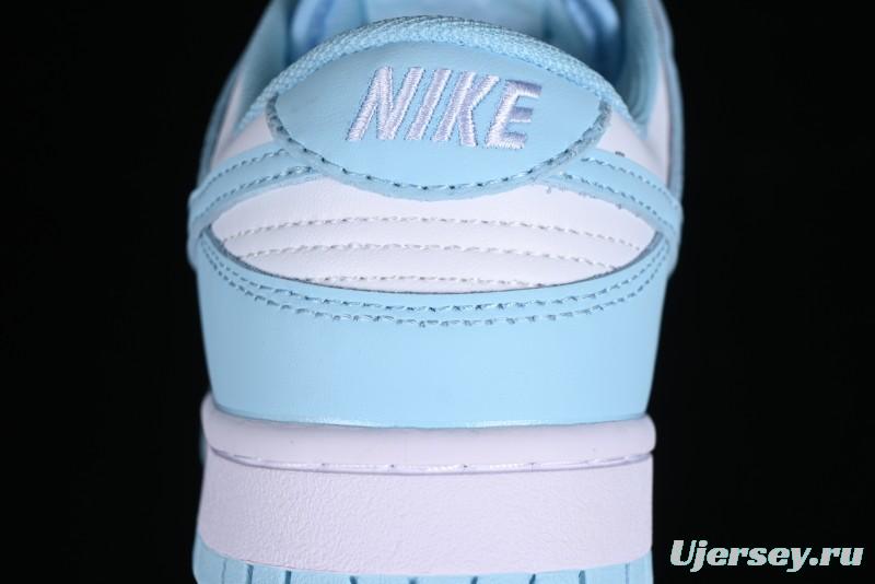 Nike Dunk Low Retro SB Casual Sneakers in Ice Blue Colorway - DV0833-104