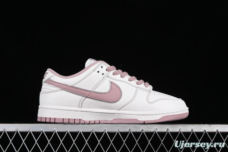 Nike Supreme x SB Dunk Low Collaboration - Rouge Pink Anniversary High-End Custom Low-Top Casual Skate Shoes - DY1503-006