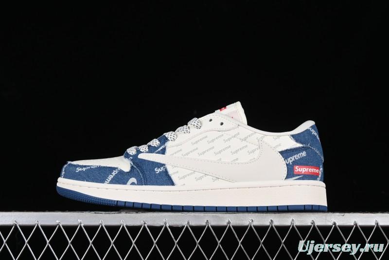 Nike Air Jordan 1 Low OG SP Travis Scott x Fragment Design Collaboration Sneakers - LJ5188-001