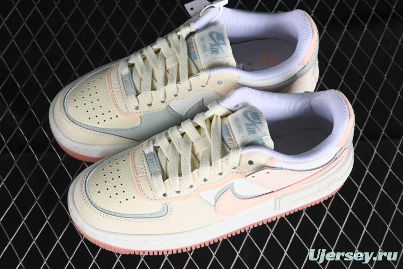 Nike Air Force 1 Shadow Low-Top Sneakers with Lightweight EVA Midsole - DZ1847-105