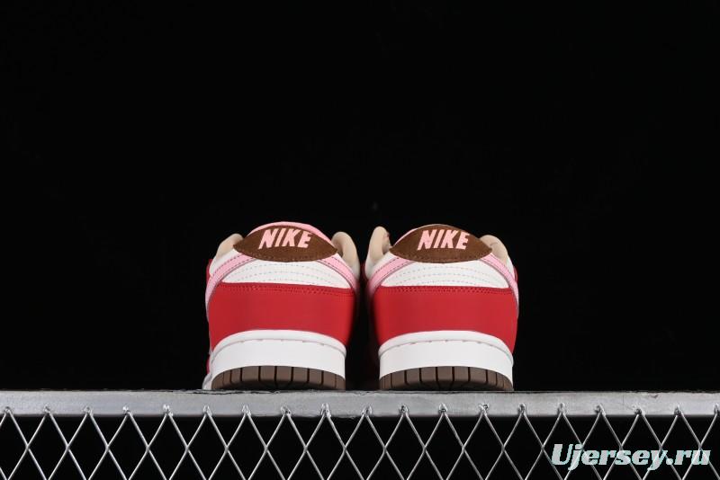 Nike Dunk Low SB Bacon Color Casual Skate Shoes - FB7910-600