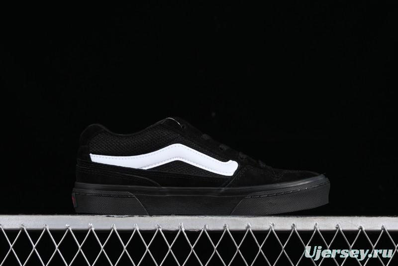 Vans Caldrone Classic Black Retro Skate Shoes - VN0007P9BA2