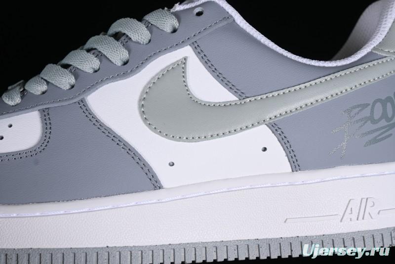 Nike Air Force 1 '07 Low Casual Sneakers with Full-Length Air Cushion - FJ4146-111