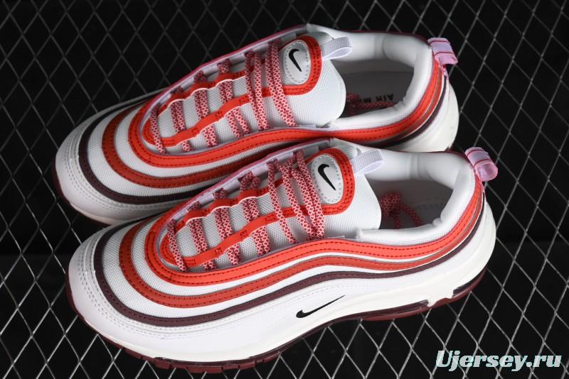 Nike Air Max 97 Retro Running Shoes with Full-Sole Air Cushion - FN6957-101