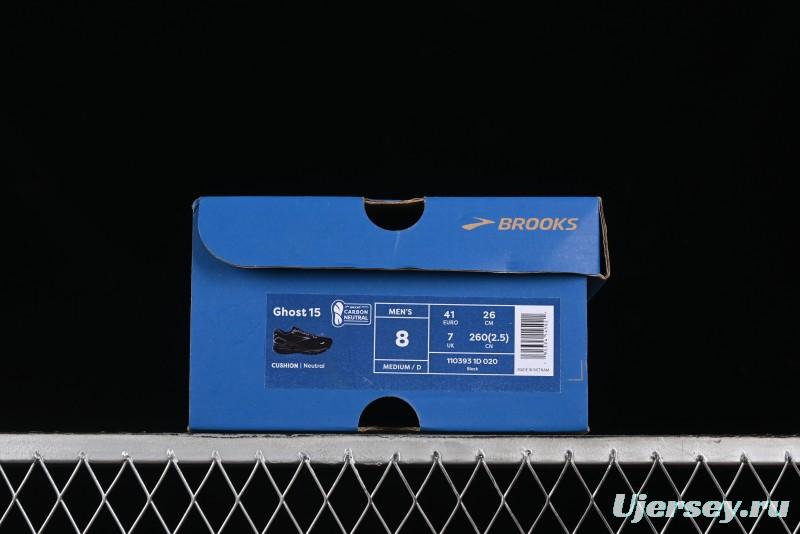 Brooks Ghost 15 Low-Cut Breathable Cushioned Support Running Shoes - 1103931D020