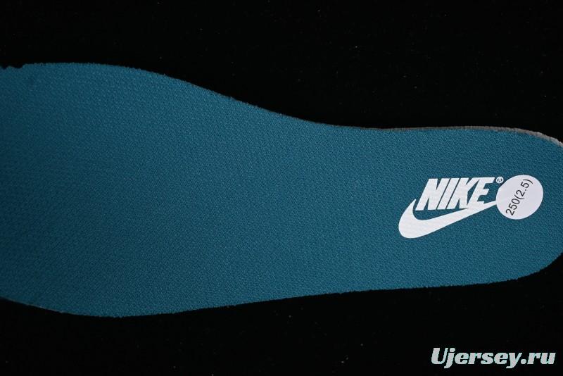 Nike Dunk Low SB Skateboarding Shoes in White and Geode Teal - DD1503-301