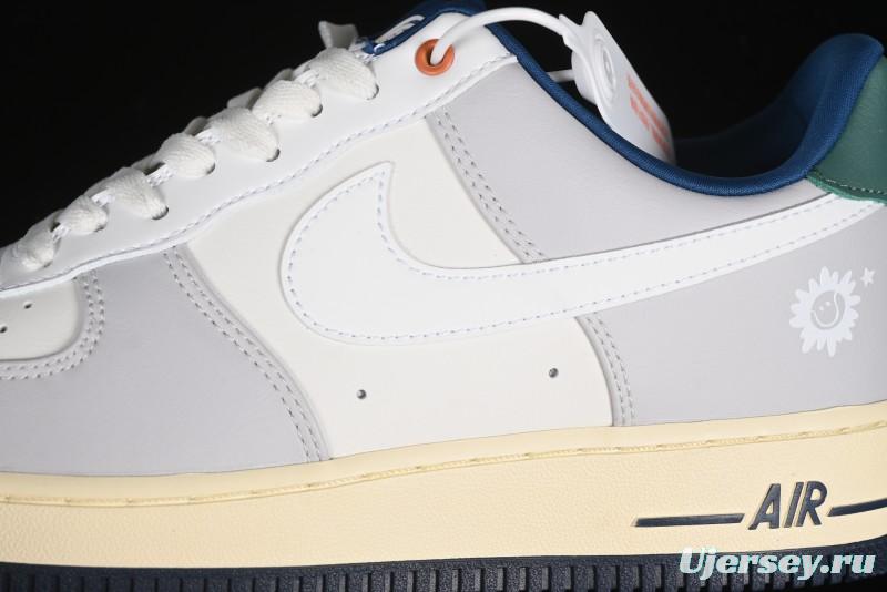 Nike Air Force 1 '07 Low Casual Sneakers with Full-Length Air Cushion - HM3721-111
