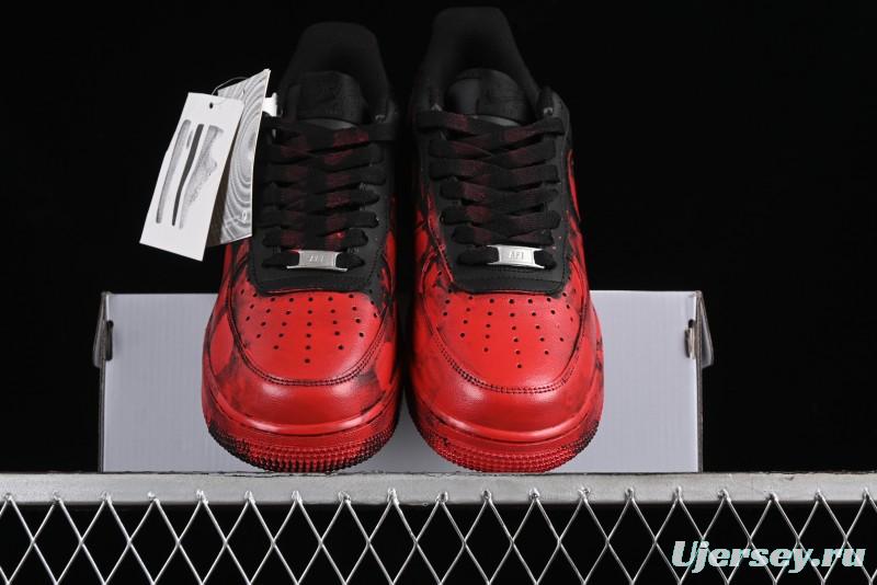 Nike Air Force 1 '07 Low 2D Hand-Painted Anatomy Scene Casual Sneakers - CW2288-011