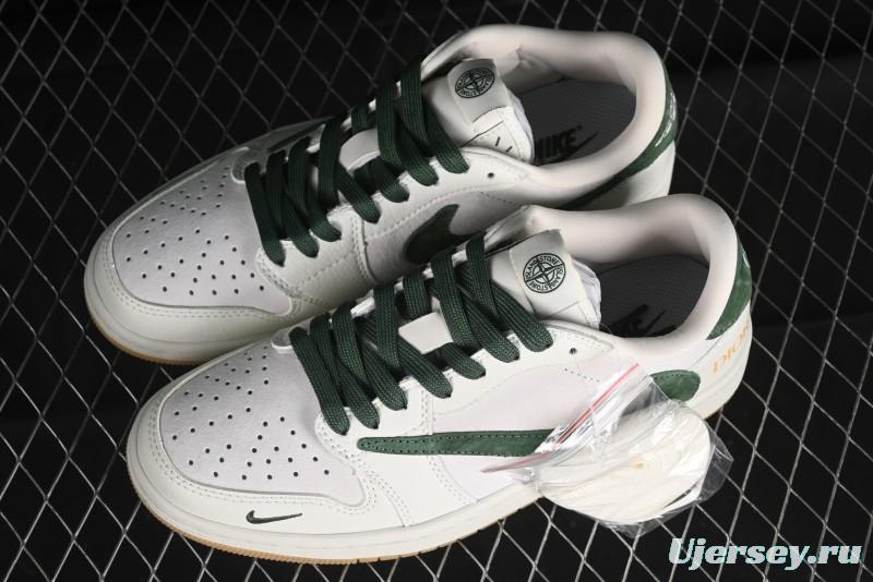 Nike Travis Scott x Fragment Design x Air Jordan 1 Low OG SP AJ1 Sneakers - JH6088-703