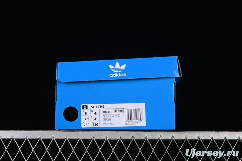 Adidas Originals SL 72 RS Retro Running Shoes with Ecotex Tongue and EVA Midsole - JI1281